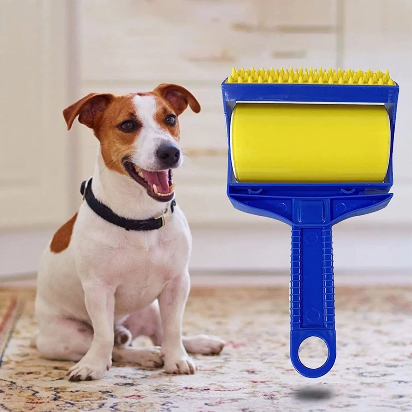 Effortlessly Remove Pet Hair with Our Reusable Lint Roller - Perfect for Clothes, Furniture, and Car Seats!